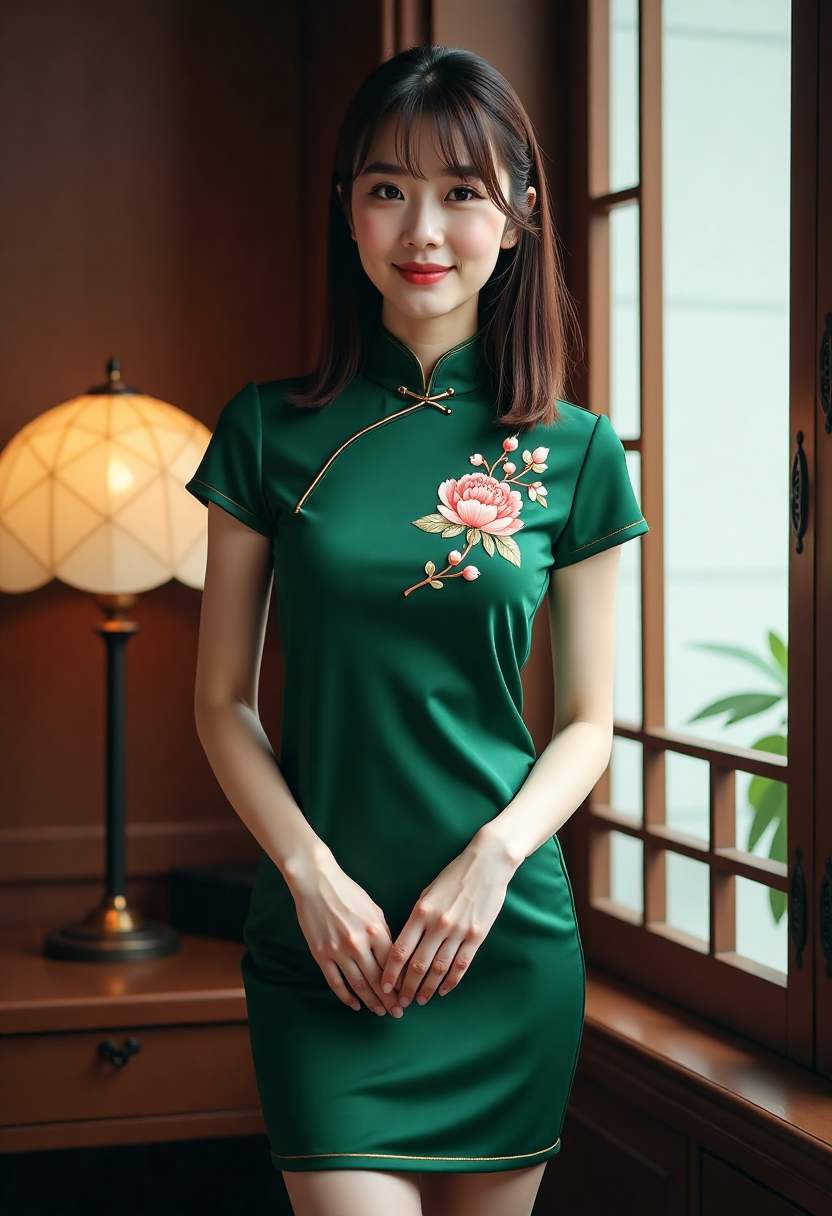 阳台灯火